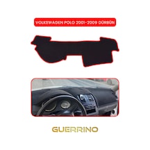 Volkswagen Polo 2001-2009 Dürbün Torpido Koruma Halısı Kırmızı Kenar