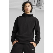 Puma 68162001 Rad/cal Hooded Half-zip Erkek Sweatshirt Siyah