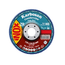 Karbosan Comfortline Flap Disk Zr Zxr11 Hd 125 Mm 40 Kum Düz-karb