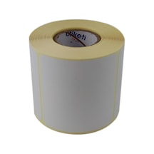 Eko Termal Etiket 80mm X 80mm Ruloda 500 Adet 40mm Kuka Çapında Direk Termal Transfer Etiketi 1