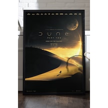 Dune Siyah Ahşap Çerçeveli Poster, Film Duvar Tablosu