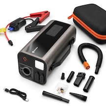 Prohummer Phm014 Jump Starter - Çok Fonksiyonlu 10u1 Arada Süpürgeli Kompresörlü Akü Takviye Cihazı 12000mah - Powerbank