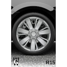 Audi A2 15 İnç Jant Kapağı 4 Adet Gri G113