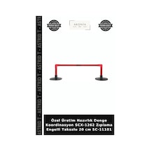 Özel Üretim Hazırlık Denge Koordinasyon Scx-1262 Zıplama Engelli Takozlu 20 Cm Sc-11101 Çok Renkli
