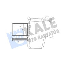 Kale 355125 Kalorifer Radyatörü - Ford Focus 3 2010- 2.0 Tdcı Dizel Bv6n18b539aa - 5166610