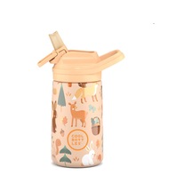 Cool Bottles The Kiddie Bottle Woodland Buddies Pipetli Termos Suluk 350 Ml Çok Renkli