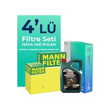 Mann Ford Kuga 1.5 Dizel Filtre Bakım Seti Castrol Motor Yağlı (2017-2019) 4 Lü