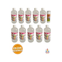 Adet 500 Ml Köpük Baloncuk Likiti - Yedek Baloncuk Solüsyonu İle Mini Köpük Oyunu Seti