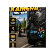 1080p Full Hd Motosiklet Kask Kamerası Bluetooth 5.4 3000 Mah Batarya