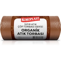 Organik Atıklar Çöp Torbası 10'lu 80 110 Cm, Yırtlımaz&sızdırmaz, Geniş Kapasite, Çift Katlı, Geri Dönüştürülebilir Çöp Poşeti, Mutfak, Bahçe, Restoran, Okul, Yurt, Piknik Alanı, Kamp Alanı