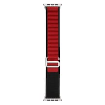 Watch 7 45mm Clo Band-74 Hasır Kordon-siyah-kırmızı