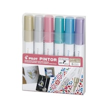 Pıntor-ef-6 Color Set Metalik 124-Pembe
