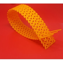 Kablo Bağı Özel Esnek Plastik Kelepçe 10x300 Mm 50 Adet Turuncu