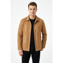 Dynamo Erkek Siyah Regular Fit Mevsimlik Süet Spor Mont Bgl-st05436 Camel