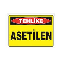 Asetilen - İsg Levhası Levha 35x50 Cm Sticker Ktm 053