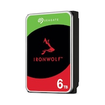 Ironwolf, 6 Tb, Dahili Sabit Disk, Nas, Cmr 3,5 İnç, Sata 6 Gb/sn, 7200 Rpm, 256 Mb Önbellek, R