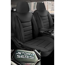 Ford Fiesta Hachback 2009-2012 Aracınıza Uyumlu Jetdrive Deri Koltuk Kılııfı Siyah