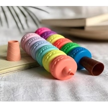 Highlighters Makaron Fosforlu Kalem 6lı Canlı Renkler Çok Renkli