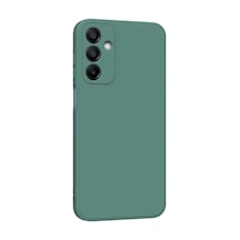 Herşeytrend Samsung Galaxy Uyumlu A25 5g Kılıf First Silikon - Koyu Yeşil Çok Renkli