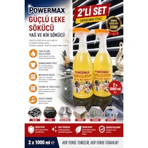 Güçlü Leke Sökücü 1000 Ml X 2 Adet Yoğun Kir Ve Leke Temizleyici Ekonomik Set - 881977525