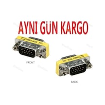 Vga Erkek Erkek Çevirici Dönüştürücü Adaptör 15Pin 4631A Adaptor
