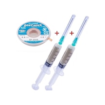 Flux Lehim Toplama Seti Goot Wick Cp-2515 Lehim Sökme Teli 2.5mm 1 5metre