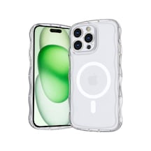 Joko Apple Uyumlu iPhone 14 Pro Max Vev Full Airbag Magsafe Kapak - Şeffaf Çok Renkli