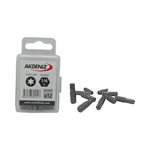 Akdeniz Akd/t30225 1/4 Torx T30x25 Mm 192 Adet Bits Uç
