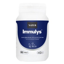 Natur Immulys Kedi Köpek L-lizin Ve Bağışıklık Sistemi Güçlendirici Tablet 60 Tablet