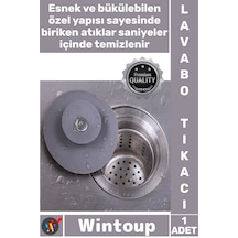 Lavabotıkacı Mutfak Banyo Süzgeci Tıkanıklık Önleyici Esnek Silikon Saç Tahliye Lavabo Küvet Tıkacı Çok Renkli