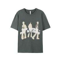 Noıssey Urban Pop Graphic Kadın Tişört Koleksiyonukod 5323 Füme