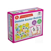 Dört İşlem Kartları - Ondalık Sayılar-kesirler (9 Yaş)
