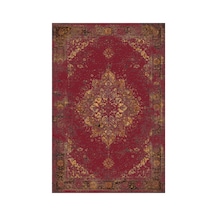 Kartela Halı Melo Halı Jüt Taban Dokuma Halı Bordo - 200 X 300 Cm