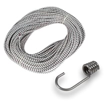 Çadır Branda Gergi Lastiği İp 20 Mt+ 10 Adet Metal Lastik Kancası