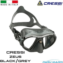 Cressi Zeus Black / Grey Dalış ve Yüzme Maskesi