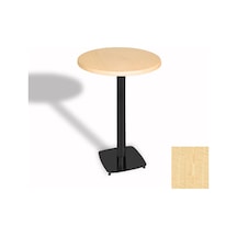 Bistro Masa Tokyo Esb - Werzalit, Wermodin Ve Allzalit Tabla 70 Cm Çap - Akçaağaç Çok Renkli