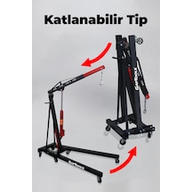 Gaptools İki Ton Katlanır Vinç