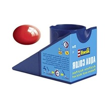 Ateş Kırmızısı Su Bazlı Maket Boyası, 18 Ml Boyutunda 0,15 L