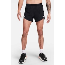 Nike Dri Fit Adv Aeroswift Brief Lined 4 Inch Short Erkek 4 Cepli Koşu Şortu Siyah Siyah