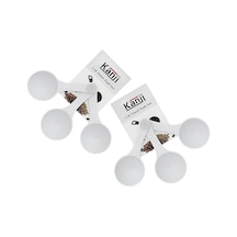 6'lı Beyaz Ölçü Kaşığı Seti 2 X 3 Lü Takım 30 Ml Plastik Gıda Ölçüm Kaşığı Kahve, Mama, B