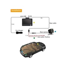 Ankatek Wdr Springsun Park Modlu, Lensli Lcd Kamerası Hd G-sensör, Ekran, Destekli Çift Araç 170 1080p - Up