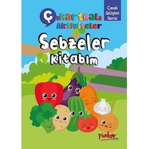 Çıkartmalı Aktiviteler Sebzeler Kitabım / Buçe Dayı