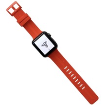 Sones Konu Silikon Watch Band iOS Uyumlu Watch Serisi 9-8-7 41mm / Se 3-se 2-6-se-5-4 40mm / 3-2-1 38mm
