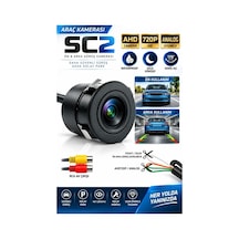 Sentinel Sc2 Ahd 720p Araç Ön/arka Görüş Kamerası Su Geçirmez Mini Gömme Model