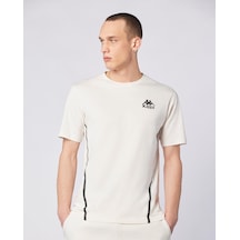 Kappa Fabio Tee Erkek Ekru Regular Tişört