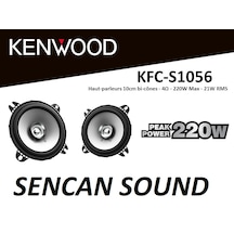 Kenwood Kfc-s1056 Oto Hoparlör 10cm 220 Watt 2 Adet Sencan Sound