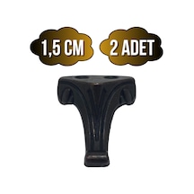 Moda Metal Ayak Çeyiz Ve Hediye Kutusu Mobilya Ayağı 1,5cm Bronz 2 Adet Bronz