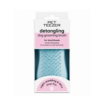 Tangle Teezer Pet Teezer Detangling Dolaşık Açıcı Küçük Irk Köpek Bakım Fırçası 11,7x5 Cm Mavi-turkuaz