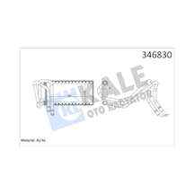 Kale 346830 Kalorifer Radyatörü - Land Rover Range Rover Sport 2006-2013 3.6 D Dizel Jep500020 - Jez500020 - Lr017030