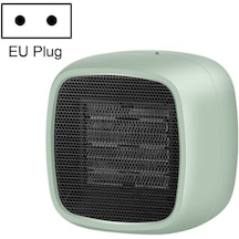 Ev Masaüstü Mini Taşınabilir Ptc Isıtıcısı EU Plug Yeşil